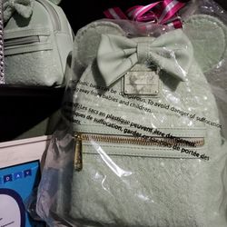 Mint Sequin Loungefly With Wristlet 