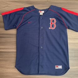 Nike Dustin Pedroia #15 Boston Red Sox Stitched Navy Jersey Youth Large