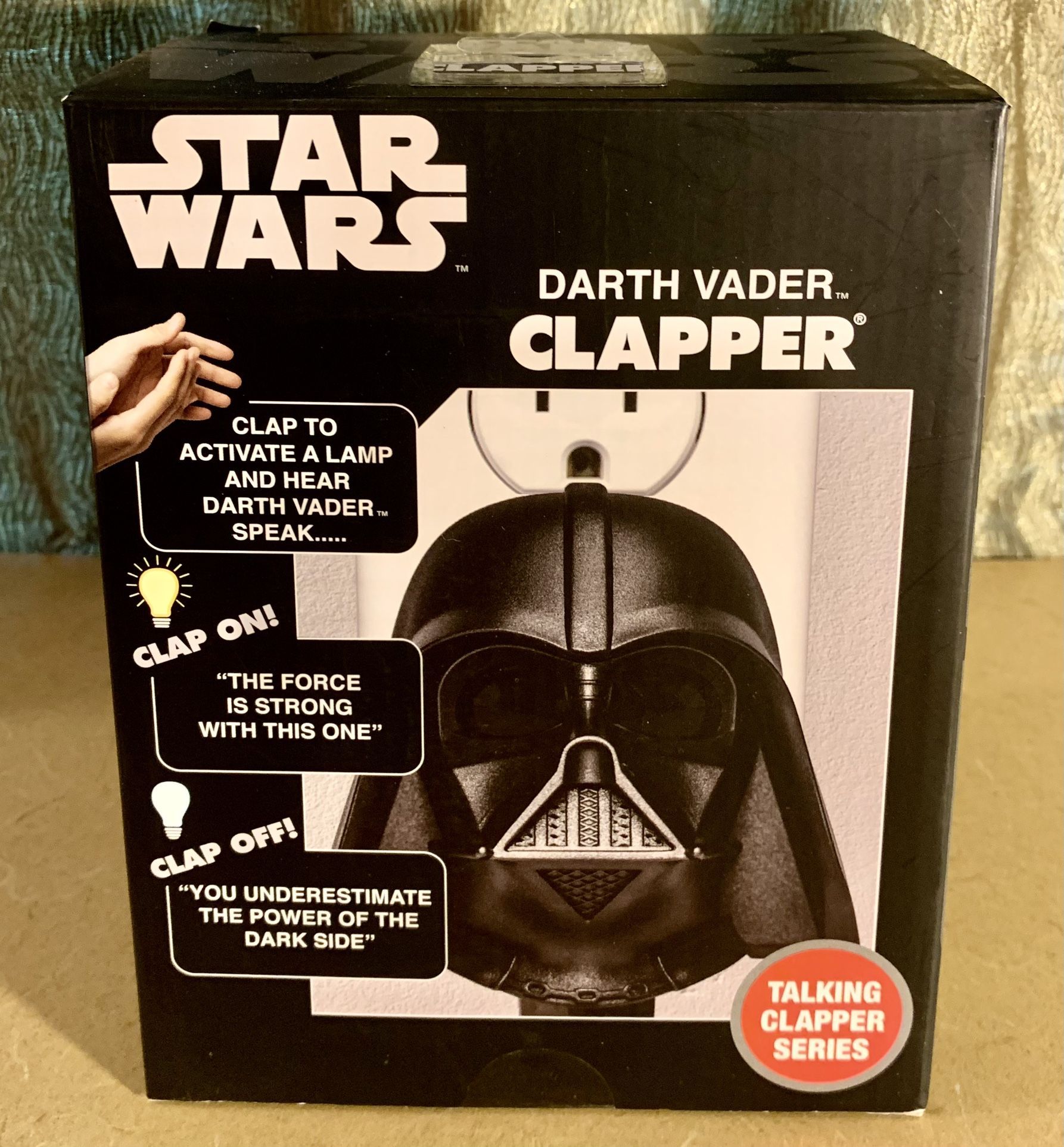 STAR WARS The Official DARTH VADER ‘CLAPPER’ - Talking Clapper Series - BRAND NEW IN BOX
