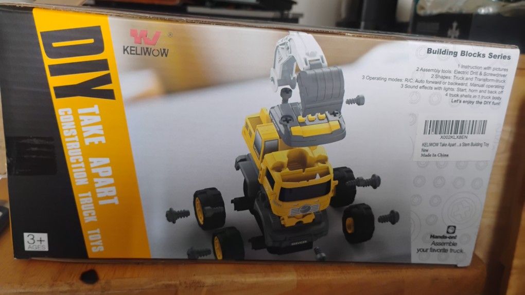 KeliWow DIY Take-Apart Construction Truck Toys