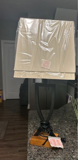 Two Ashley furniture lamps