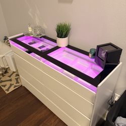 White Dresser NEW with LEDs