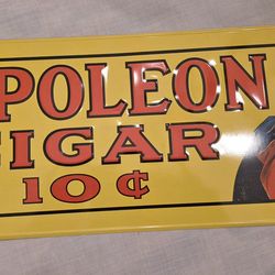 Vintage Napoleon Cigar Sign