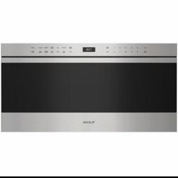 Wolf MD30TE/S Built-In Microwave Oven  Condition: Like New Price: $1,399 Warranty: Store Warranty Included  Upgrade your kitchen with this premium Wol