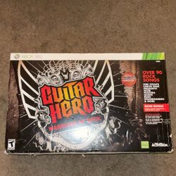 Xbox 360 Guitar Hero Warriors Of Rock Band Bundle New/Open Box