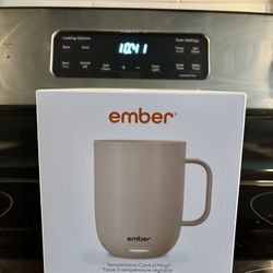 Brand New Ember Temperature Control Mug Tan 14 oz in Box