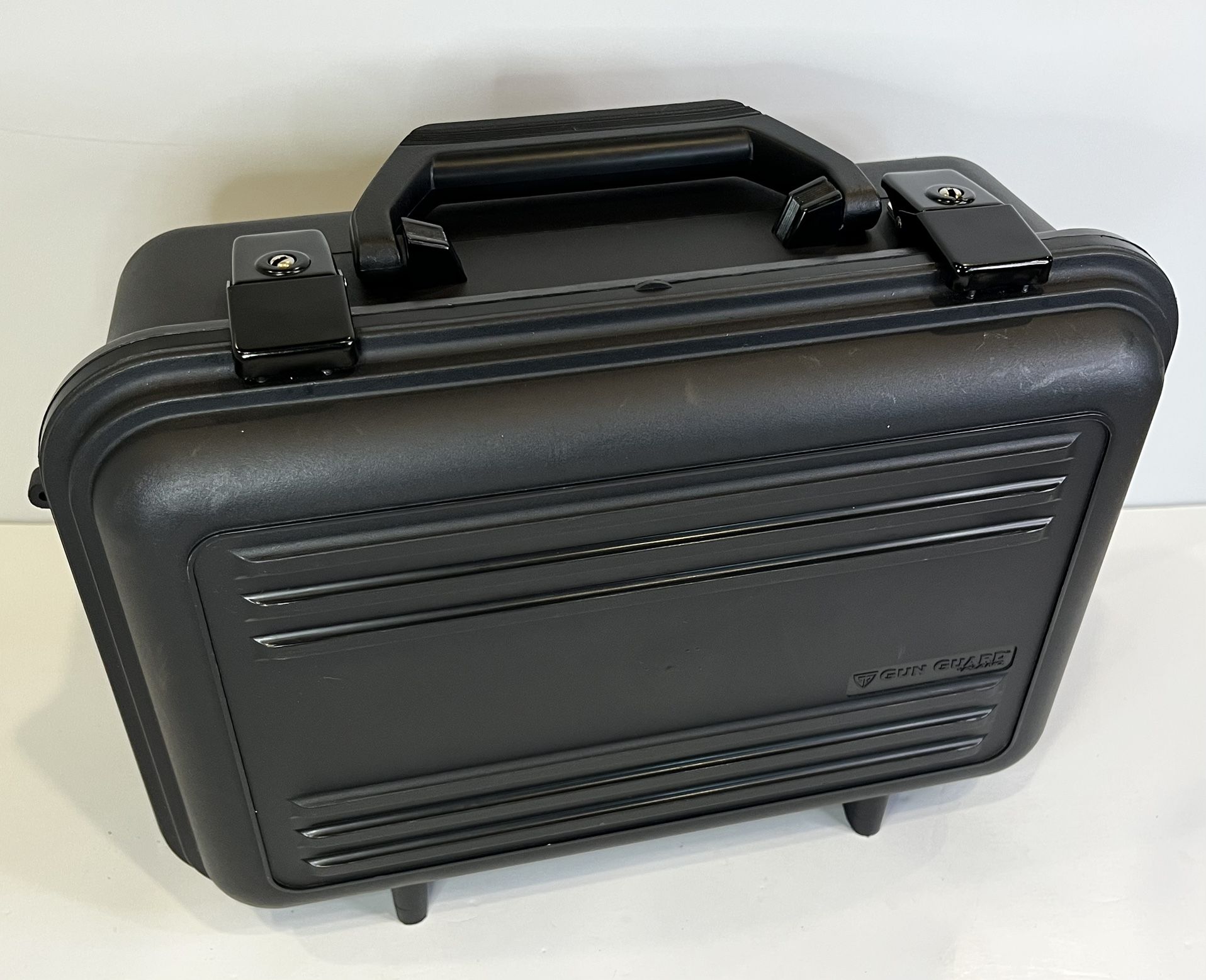 Plano Lockable Hard Plastic Case with Foam – 13x9x5 – Like New, No Keys