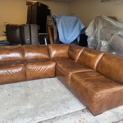 Leather Couch 