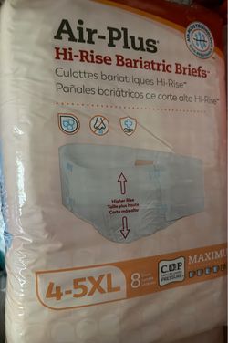 Bariatric high rise briefs