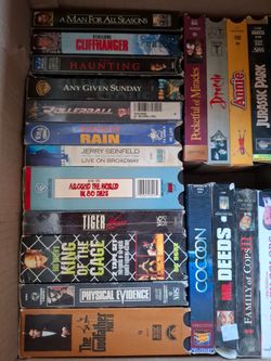2nd lot of VHS TAPES