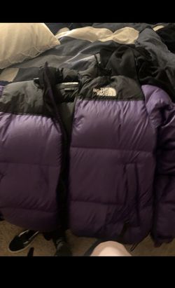 Large north face puff jacket