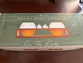 Golfer’s Whiskey Serving Set