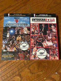 Chicago Bulls VHS Tapes
