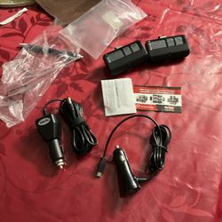 Two new garage remote control and two new cell phone car charger $10 each