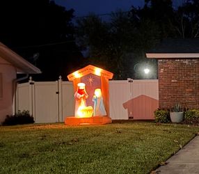 Inflatable Nativity Scene Christmas Decoration