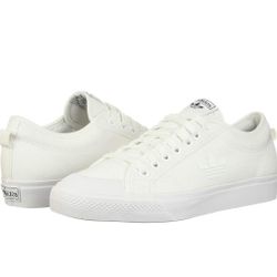 adidas gazelle silver green womens Adidas Nizza Trefoil Shoes Women's Shoes Black – Sports Plaza NY main image 1