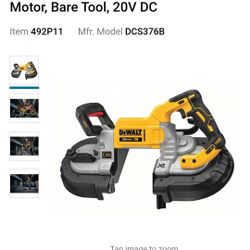 20v Dewalt 5" Deep Cut Portable Band Saw (Portaband)
