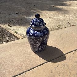 Blue Ginger Jar