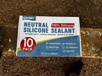 Neutral Silicone Sealant 10 pack. Sealed New