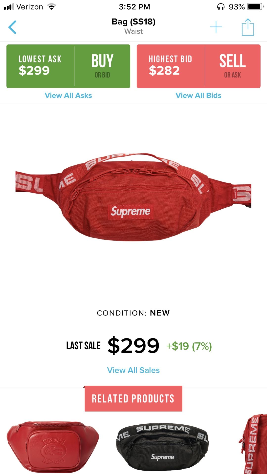 Supreme Fanny Pack