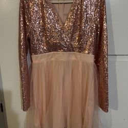 Tulle And Sequin Dress For Holidays 