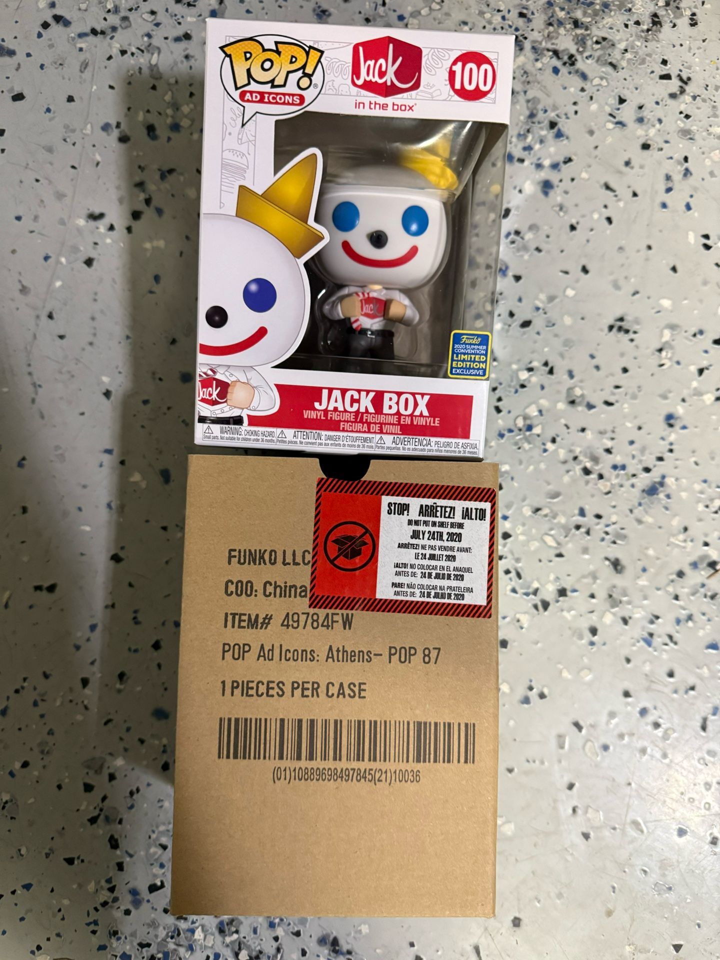 Jack Box #100 2020 COMIC CON SAN DIEGO Limited Edition Exclusive Funko POP!