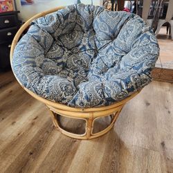 52" Twill Panasan Cushion Chair From Peir 1 Import 