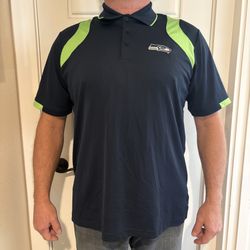Men’s Seattle Seahawks Golf/Polo Shirt - Size XL