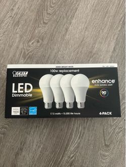 Feit Dimmable LED 3000K Daylight 4-Pack 17.5W