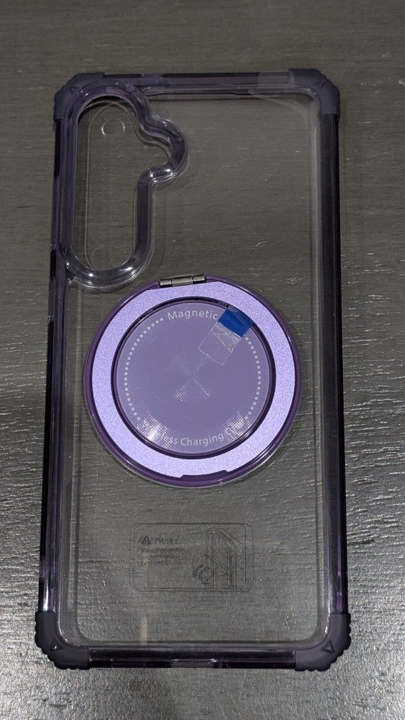 Samsung Galaxy S25 Plus 6.7 Inch Purple Clear Magsafe Case