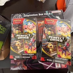 Pokémon Mega Evolution Perfect Order Booster Bundle 6 Packs English