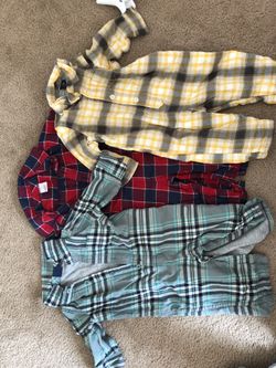 Baby onesies plaid