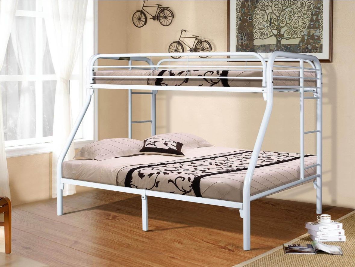 Full-twin Bunk Bed With Mattress 