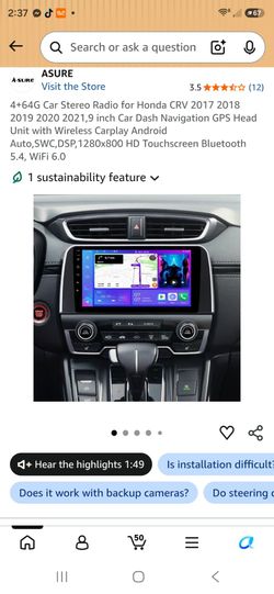 A Sure for 2017-2021 Honda CRV