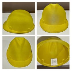 Yellow Soft Costume Construction Worker “Hard Hat”.  Easy Instant Halloween Costume!  