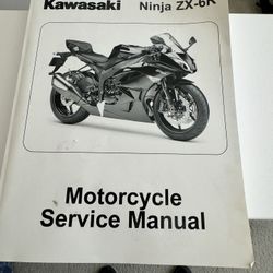 Kawasaki Ninja Zx6r 2009-2012 Service Manual