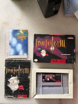 Final Fantasy III CIB SNES Super Nintendo