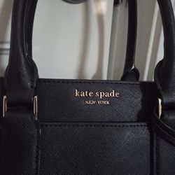 Kate Spade Black Leather Bag Purse