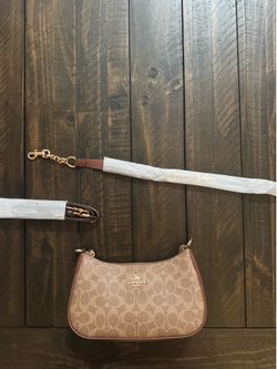 Tan coach bag