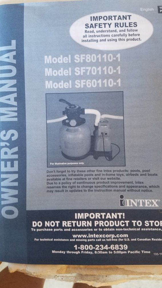 Sand filter. New in box.