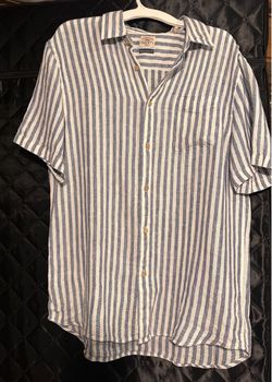 Faherty Brand Striped Linen Button-Down Shirt