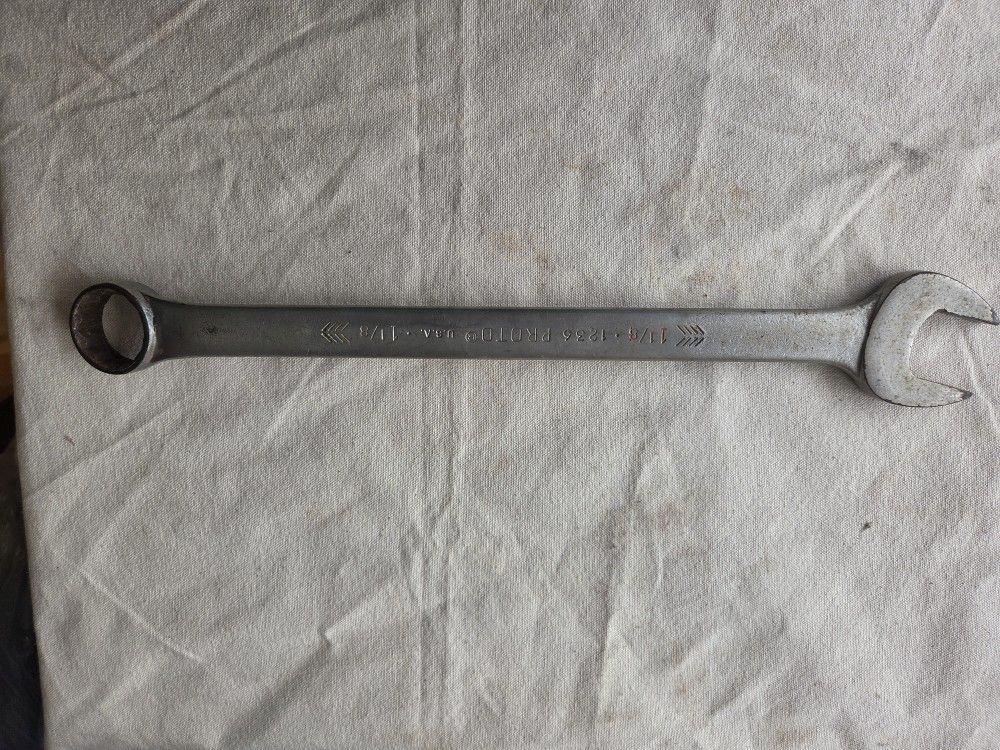 Proto 1 1/8" Open End Wrench 