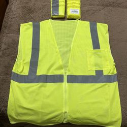 (3) Brand New XL Safety Vests