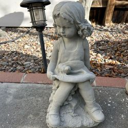 New Girl Made Out Of Cement Perfect Gift 🎁 