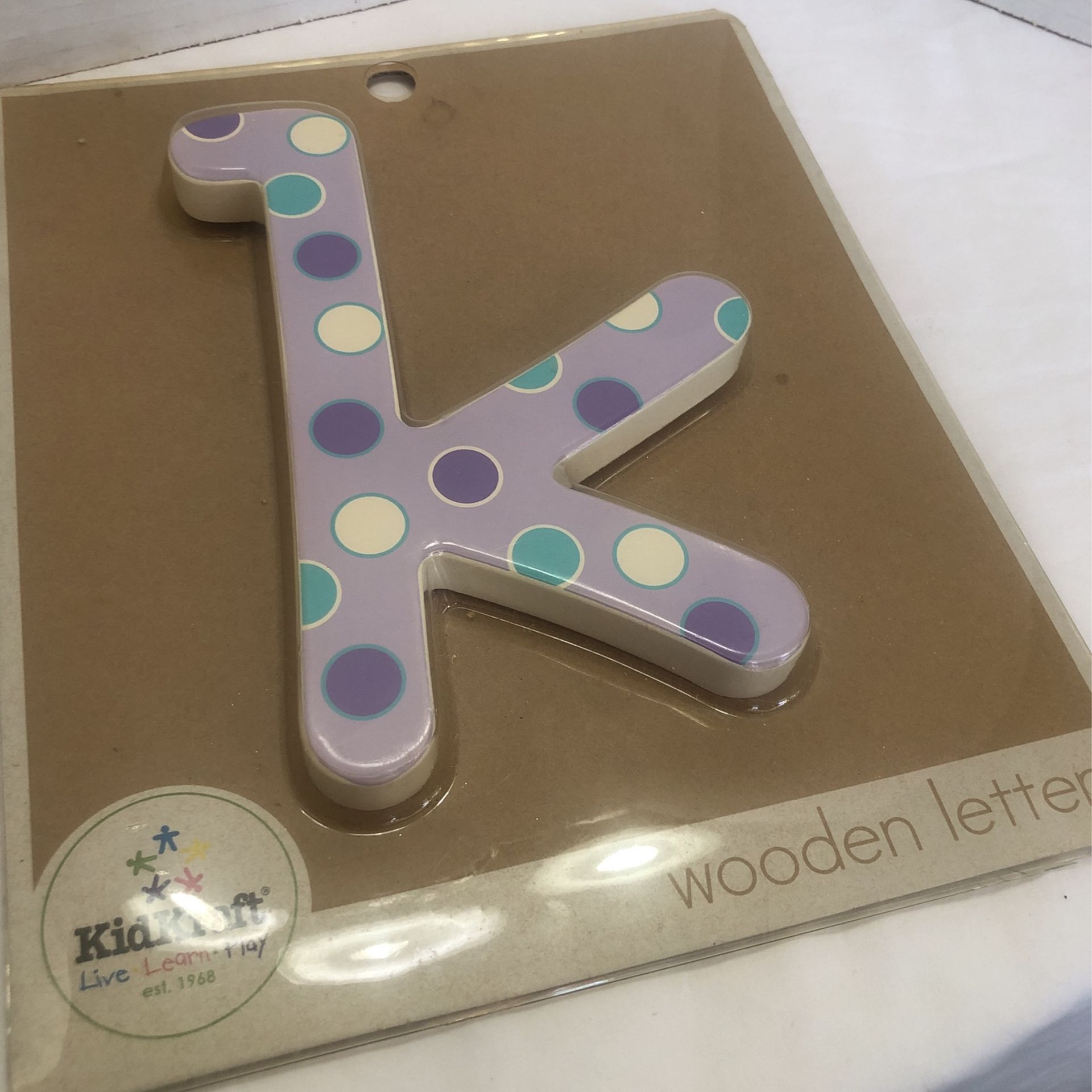 WOODEN LETTER’K’