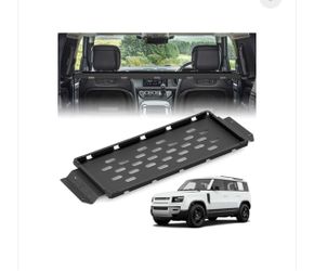 Black Rear Trunk Cargo Basket Compatible with 2020 --2026 Land Rover Defender, Interior Storage Rack Luggage Carrier Shelf Organizer Interior Accessor