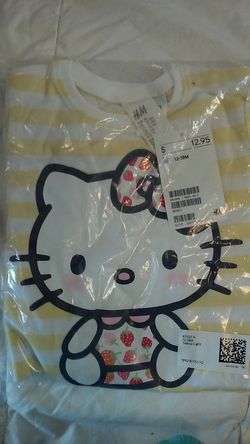 Hello Kitty summer tops - kid/child shirts girl. Brand new. H&M.