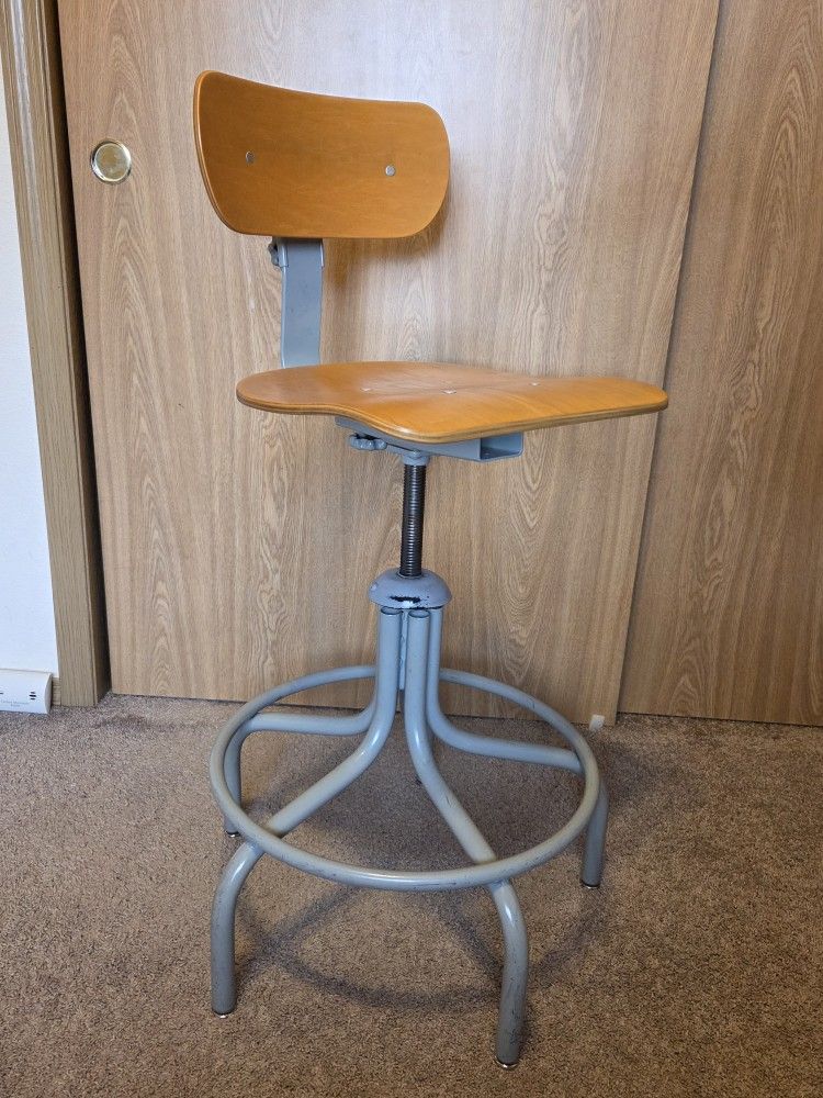 Electric Schoolhouse Drafting Chair or Task Chair