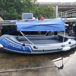 Inflatable Boat with motor