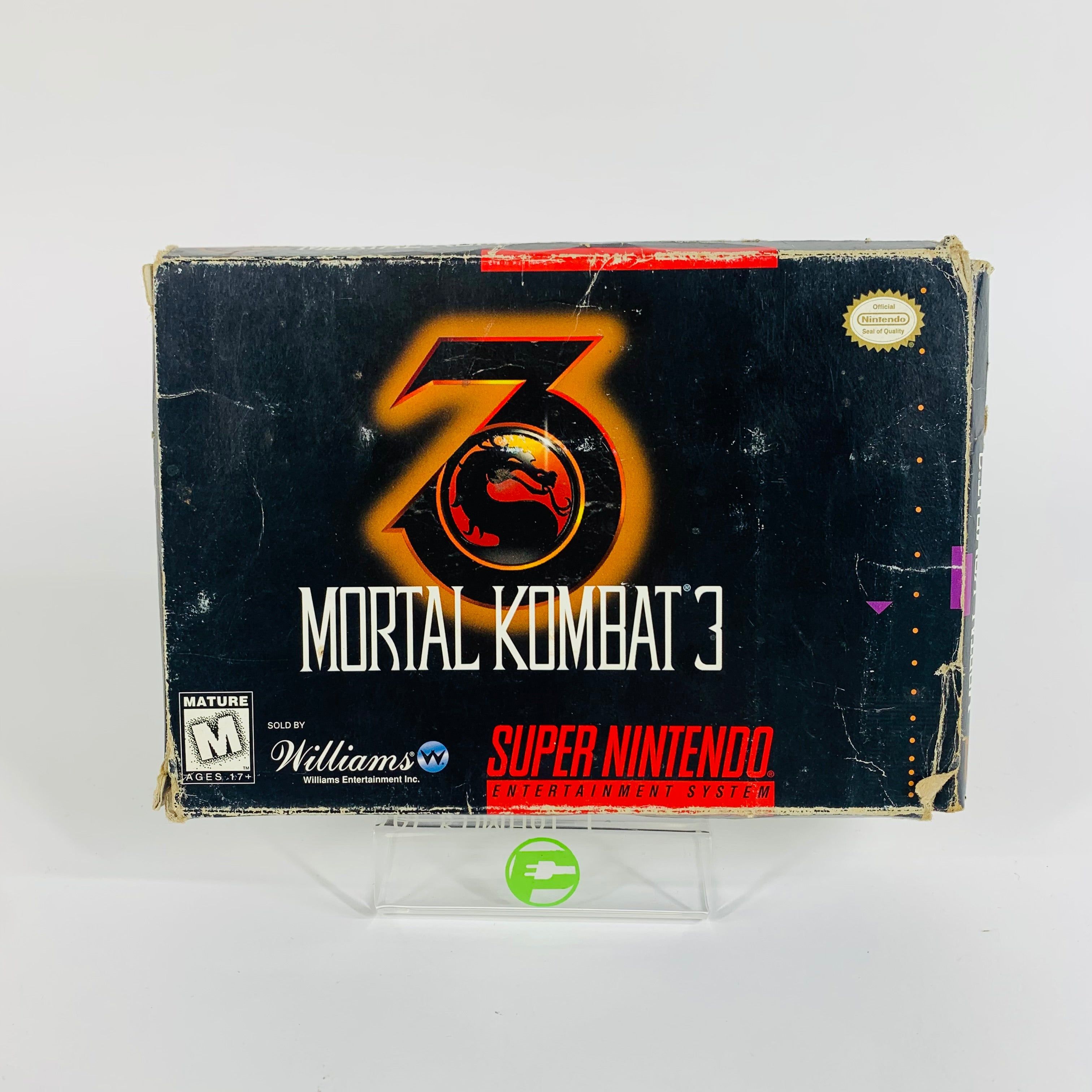 Mortal Kombat 3 (Super Nintendo SNES, 1995)